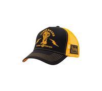 King Kerosin Herren Trucker Cap · Limited Edition · Kappe · Dirk Behlau · Kustom Kulture Artist · Vintage · Retro · Rockabilly · Rock 'n' Roll · Snapback · Mesh · Oldschool · Jesus Saves