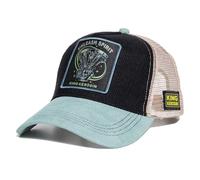 King Kerosin Herren Trucker Cap | Mesh Cap | Aus Cord | Kappe | Retro | Biker | Motorrad | Vintage | Netz | Snapback Unleash Spirit
