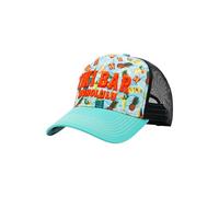King Kerosin Herren Trucker Cap Mit 3D-Stickerei Und Allover-Print Tiki Bar Honolulu