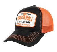 King Kerosin Herren Cap | Trucker Cap | Mesh Cap | Rock'n'roll | Rebel Kings | 50S | Stickerei | Stitching | Retro | Vintage | Rockabilly | 1950S | Kappe Forever Rock'n'roll