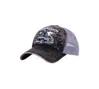 King Kerosin Herren Trucker Cap Mesh Cap Pickup Acid Wash Used Look Oldtimer Vintage Retro 50s 1950 Washed Kappe Pickup