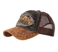 King Kerosin Herren Trucker Cap »Speedshop« Stickerei Retro Casualmode Vntage Washed Speedshop, anthrazit, Einheitsgröße