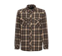 King Kerosin Herren Winter-Hemd Holzfäller Flanellhemd Wollhemd Karo Checkered Outdoor Vintage Retro Wolle Regular Fit Langarm Kariert