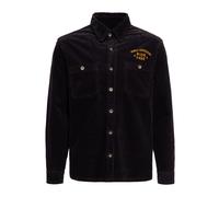 King Kerosin Herren Workwear Hemd Ride Free Live Free schwarz S