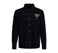 King Kerosin Herren Workwear Hemd Worker Hemd Langarmhemd Biker Ride Free Live Free Eagle Adler Usa 50s Rock'n'roll Rockabilly Motorrad Elastan Ride Free Live Free