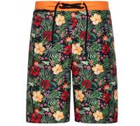 King Kerosin Hibiskus Badeshorts, Größe S für Männer