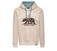 King Kerosin Hoodie „California State“ - Beige - Kapuzenpullover XL