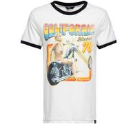 KING KEROSIN Print-Shirt mit sexy Frontprint California Bitchin, weiß, XXL offwhite