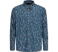 King Kerosin Langarm Hemd Sailor-Tattoos Navy-5XL