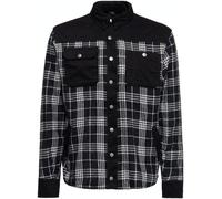 King Kerosin Lone Wolf Blanko Adventure Funktionshemd, schwarz-weiss, Größe S für Männer