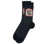 King Kerosin Never Fuck A Fucker Socks Socken grau in EU 39-42