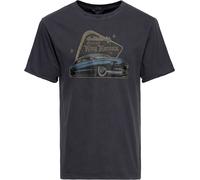 King Kerosin Oilwashed T-Shirt "Detroit Greaser" KKI31009 Black-S