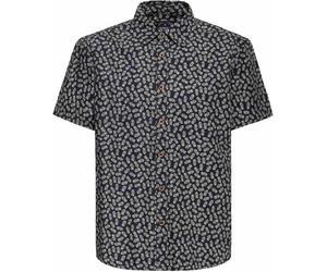 King Kerosin Pineapple Kurzarmhemd, Größe S für Männer