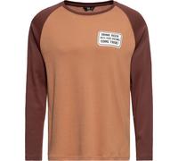 King Kerosin Raglan Longsleeve With Print "Beer" KKI32007 Latte-XL