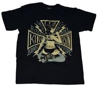 King Kerosin T-Shirt Born To Ride Black-S