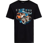 King Kerosin T-Shirt Classic "Hot Rod" KKU41067 Black-M