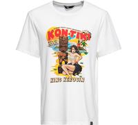 King Kerosin T-Shirt Classic "Kon-Tiki" KKU41072 Off White-5XL