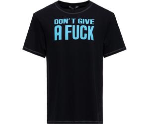 King Kerosin T-Shirt Contrast Seam "Dont Give A Fuck" KKI41066 Black-M