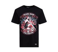 King Kerosin T-Shirt Man's Ruin mit Print in schwarz XL