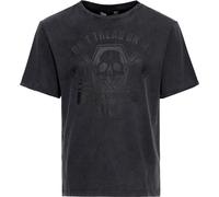 King Kerosin T-Shirt Oilwashed "Dont Tread On Me" KKU41061 Black-XXL
