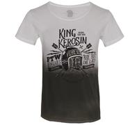 King Kerosin T-Shirt Ride Fast Die Last White-S