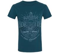 King Kerosin T-Shirt Ride Till I Die Watercolour Blue-S