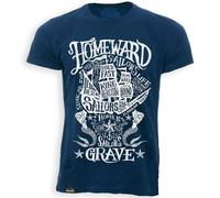 King Kerosin T-Shirt Sailors Grave Vintage Blue-S