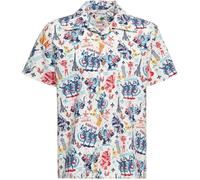 King Kerosin Tropical Hawaiian Style Hemd Aop "Paris" KKU45057 Off White-5XL