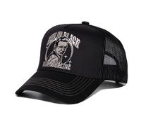 King Kerosin Herren Trucker Cap | Kappe | Man In Black | Legende | Künstler | Country Music | 50S | Vintage | Retro | Mesh | Snapback | Johnny Man In Black
