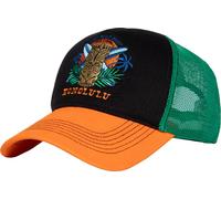 KING KEROSIN Trucker Cap mit Tiki-Motiv Honolulu, schwarz, One Size schwarz