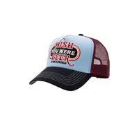 King Kerosin Wish You were Beer Cap Basecap Baseballcap Curved Brim Truckercap Meshcap Damen/Herren - Snapback, mit Schirm Frühling-Sommer Herbst-Winter