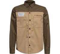 King Kerosin Worker Hemd "The Islander" KKI35025 Beige & Olive-S