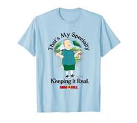 King of The Hill Bobby That's My Specialty Keeping It Real T-Shirt, Herren, Himmelblau, M