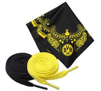 King of Trade BVB Bandana Halstuch Tuch + 2 Paar Fan-Schnürsenkel