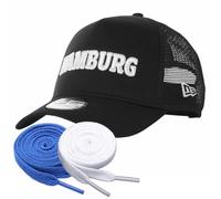 King of Trade Hamburger SV HSV Cap Thyra + 2 Paar Fan-Schnürsenkel