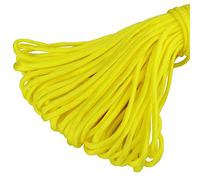 King of Trade MicroCord Paracord Schnüre Nylonleine 2 mm stark, 15 m lang Farbe gelb