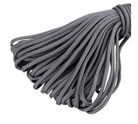 King of Trade MicroCord Paracord Schnüre Nylonleine 2 mm stark, 15 m lang Farbe grau