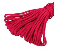 King of Trade MicroCord Paracord Schnüre Nylonleine 2 mm stark, 15 m lang Farbe rot