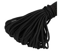 King of Trade MicroCord Paracord Schnüre Nylonleine 2 mm stark, 15 m lang Farbe schwarz
