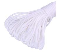 King of Trade MicroCord Paracord Schnüre Nylonleine 2 mm stark, 30 m lang Farbe Weiss