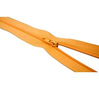 King of Trade Reißverschluss Nylon Schiene 4 mm Nicht teilbar fein Zipper 15 cm 9# Orange