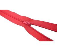 King of Trade Reißverschluss Nylon Schiene 4 mm Nicht teilbar fein Zipper 20 cm 5# Neon Pink