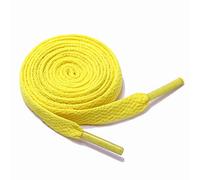 King of Trade Schnürsenkel flach 120 cm 5# gelb 8 mm breit