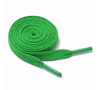 King of Trade Schnürsenkel flach 60 cm 19# grün 8 mm breit