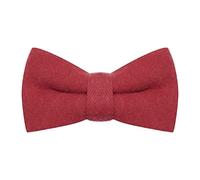 King & Priory Donegal-Tweed-Fliege, vorgebunden, Dunkelpastellrot, rot, Einheitsgröße