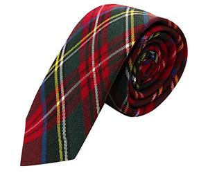 King & Priory Krawatte für Jungen, Schottenkaro, Schottland, Highland, Stewart Schottenkaro, Rot, rot, One size