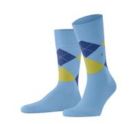 Burlington Socken Hellblau mit Argyle-Muster