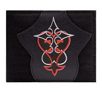 Kingdom Hearts Heartless & Nobody Embleme Geldbörse/Geldbeutel Bi-Fold mit ID & Kartenhalter, Schwarz