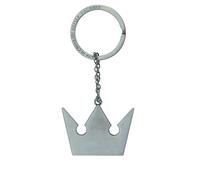 Kingdom Hearts Logo Unisex Schlüsselanhänger silberfarben Metall Fan-Merch, Gaming
