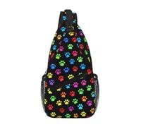Kingmate Bauchtasche Herren-Stylische Sling Bag & Umhängetasche Herren, Brustbeutel & Crossbody Bag für Männer-Kleine Schultertasche ideal für Joggen, Reisen & Festival